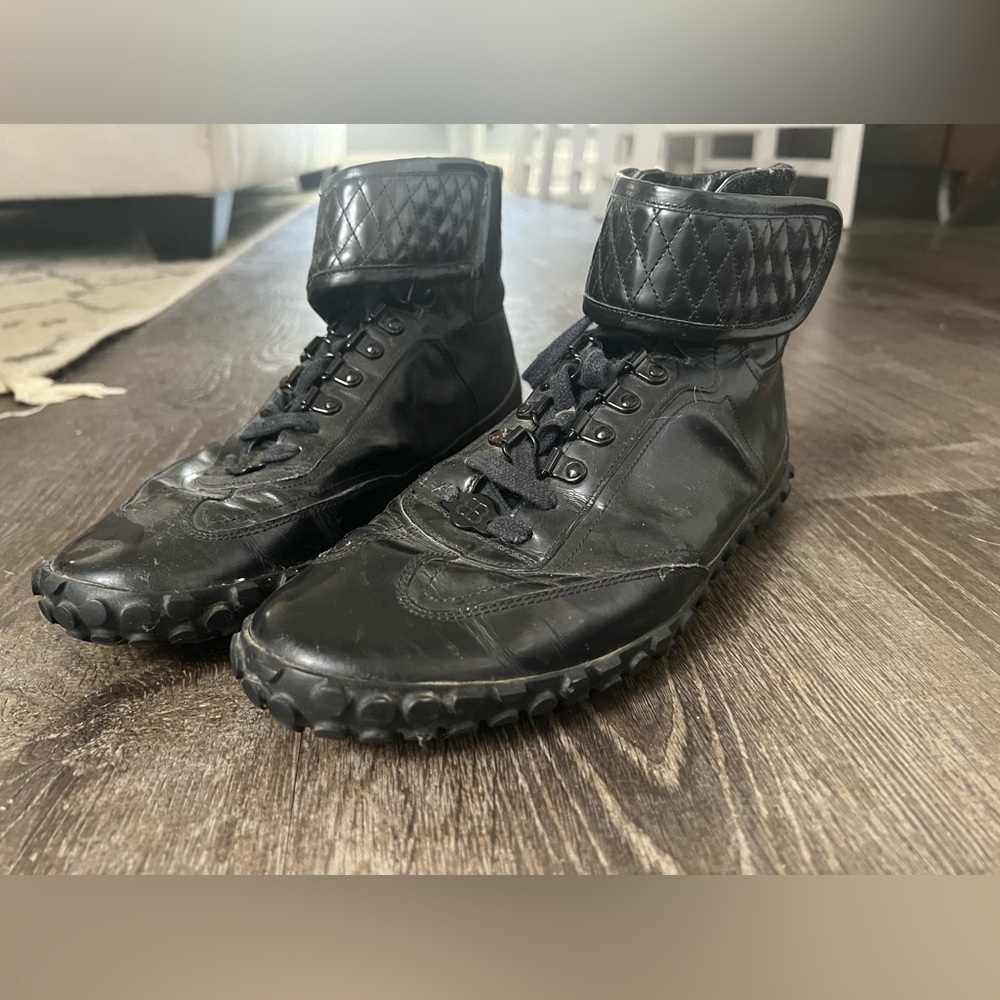 Balenciaga Vintage High Top Black Sneakers - Men’s Size US 8 (EU 41)